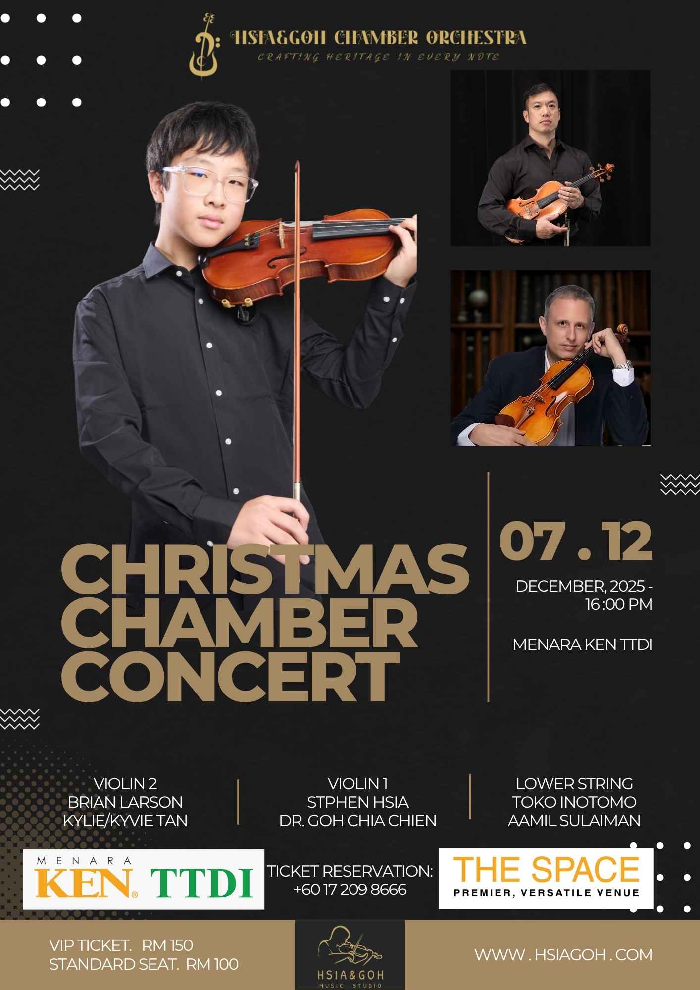 Hsia & Goh Chamber Orchestra: Christmas Chamber Concert 2025