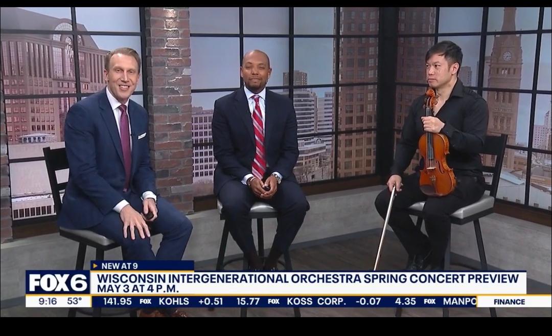 Dr. Goh Chia-Chien Featured on FOX Ahead of Milwaukee Performance